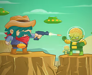 Cowboy vs. Martians